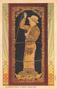 Designed By W.A. Maddox Will Rogers Art Lubbock, Texas USA