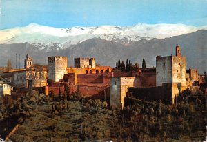 Vista de la Alhambra y Sierra Nevada Granada Spain 1970 