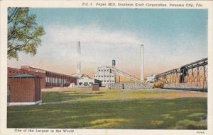 Florida Panama City Paper Mill Southern Kraft Corporation Curteich