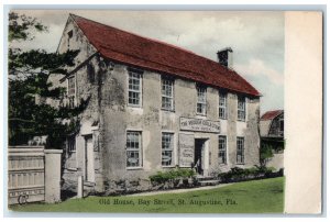 The Vedder Collection Old House Bay Street St. Augustine Florida FL Postcard