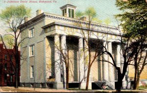 Virginia Richmond Jefferson Davis House 1909