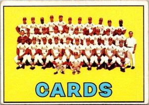 1967 Topps Baseball Card 1966 St Louis Cardinals sk3017