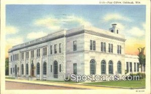 Post Office - Oshkosh, Wisconsin WI  