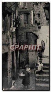 Italia - Italy - Italy - Sanremo - Vicolo Menarola - Old Postcard