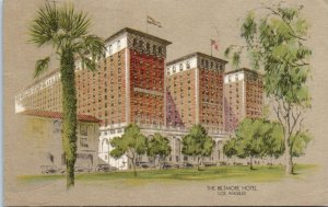 1930s The Biltmore Hotel Los Angeles CA Postcard