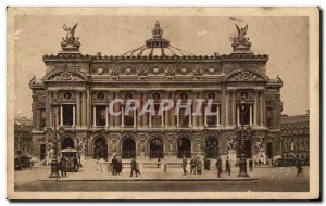 Old Postcard Paris Strolling L & # 39Opera The Opera