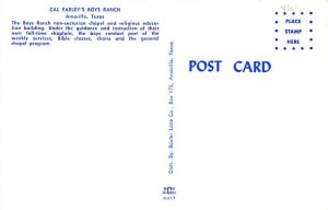 Cal Farleys Boys Ranch Postcard