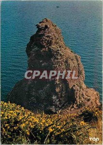 Modern Postcard Cape Frehel on the eastern side of the rock Great Fauconniere