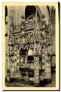 Postcard Ancient Church of Brou Tomb of Margaret of Austria