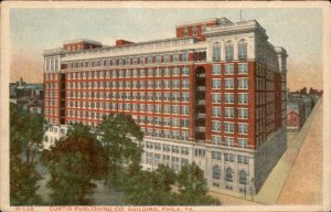 Philadelphia PA Curtis Publishing Co Bldg DELTIOLOGY Vintage Postcard