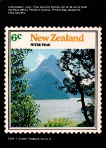 New Zealand Mitre Peak Stamp