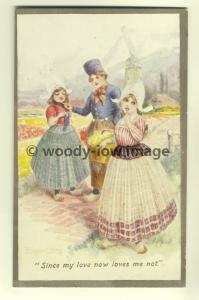 su0821 - Dutch Children by artist Gwen Hayward Young - postcard