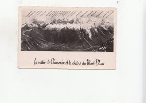 BF26673 vallee de chamonix et le mont blanc  france  front/back image