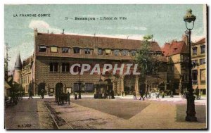 Old Postcard Besancon les Bains L & # City 39hotel