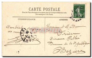 Postcard Old Bordeaux Funerals Cardinal Lecot View d & # 39ensemble the proce...