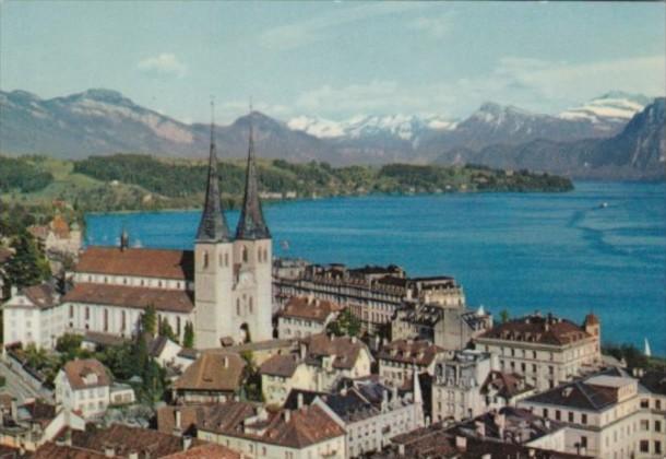 Switzerland Luzern und Die Alpen