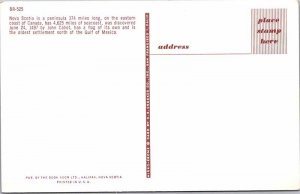 Postcard BOAT SCENE Halifax Nova Scotia NS AK2285