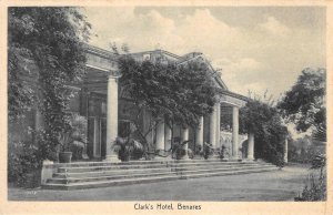 Clark's Hotel, Benares, India Saeed Bros. Antique c1910s Vintage Postcard