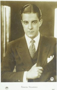 1930's RPPC Ramon Novarro Movie Star Ross Verlag Dutch Real Photo Postcard 1P108