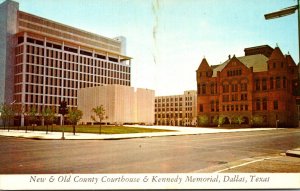 Texas Dallas New & Old County Courthouse & Kennedy Memorial