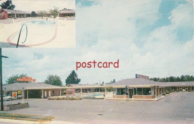 c1950/60's SYL-VA-LANE MOTEL & REST Sylvania GA The C.F. Lane's, Owners-mgrs