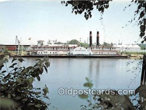 Sidewheeler William M Black Port of Dubuque, Iowa, USA Unused 