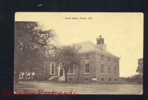 ROLLA MISSOURI U.S. POST OFFICE AB SYKES VINTAGE POSTCARD B&W