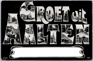 Netherlands, 1907 Groet uit Aalten, Greetings, Dutch Village Scenes, Postcard