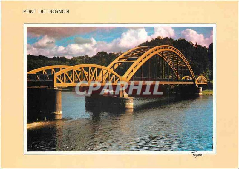 Postcard Modern Dognon Bridge Gorge Taurion Haute Vienne