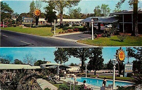 NC, Wilmington, North Carolina, Americana Motel, Hugh Morton No. P60432