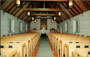 Sanctuary, First Methodist Church Gatlinburg TN Vintage Postcard G69