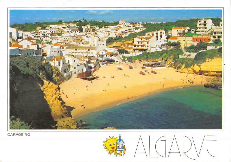 B110044 Portugal Carvoeiro Algarve Beach Panorama Plage General view