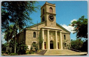 Honolulu Hawaii 1960s Postcard Kawaiahao Church