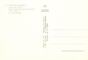 France, Treves-Cunault Maine-Et-Loire Eglise Notre-Dame De Cunault, Postcard