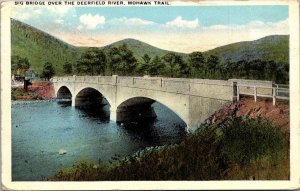 Massachusetts Mohawk Trail Big Bridge Over Deerfield River