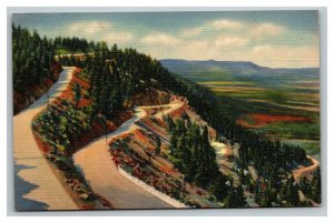 Vintage 1940's Postcard Broadmoor Cheyenne Mountain Highway Colorado Springs CO