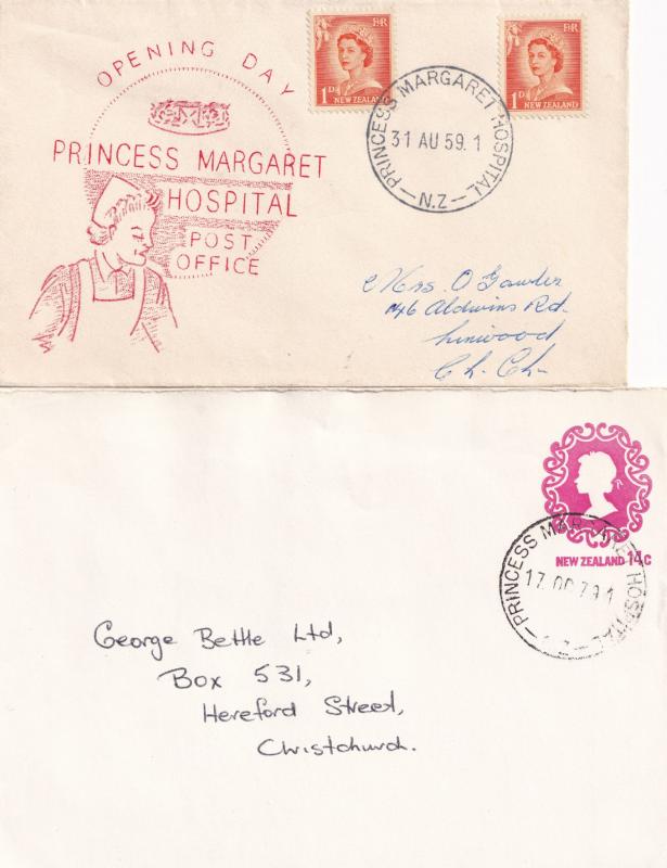 Princess Margaret Hospital Opening Day First Day Cover & Postmark s