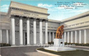 Rodin's Statue, The Thinker, Lincoln Park - San Francisco, CA