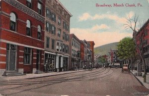 Postcard Broadway Mauch Chunk PA