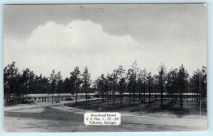 FOLKSTON, Georgia GA ~ Roadside  GREENLAND MOTEL ca 1950s  Postcard