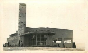 Washington Seattle 1946 Crawford Seafood Restaurant RPPC Photo Postcard 22-9693