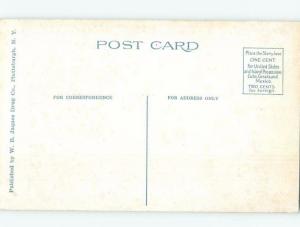 Unused W-Border STREET SCENE Plattsburgh New York NY hp2233