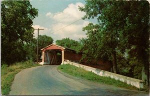 Smiths Bridge near Wilmington Delaware Covered Bridge Unused Postcard H21