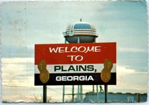 Postcard - Welcome To Plains, Georgia