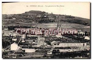 Old Postcard Epernay Vue Generale Du Mont Boron
