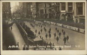 Fifth Ave New York City WWI Parade ARA Series Real Photo Postcard 1919