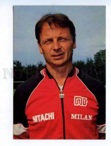 250948 ITALY MILAN football soccer coach Ilario Castagner OLD