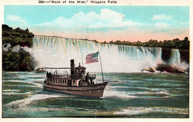 New York - The Maid of the Mist at Niagara Falls - c1920