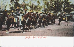 USA Buffalo Bill's Wild West Native Indians Vintage Postcard 03.62