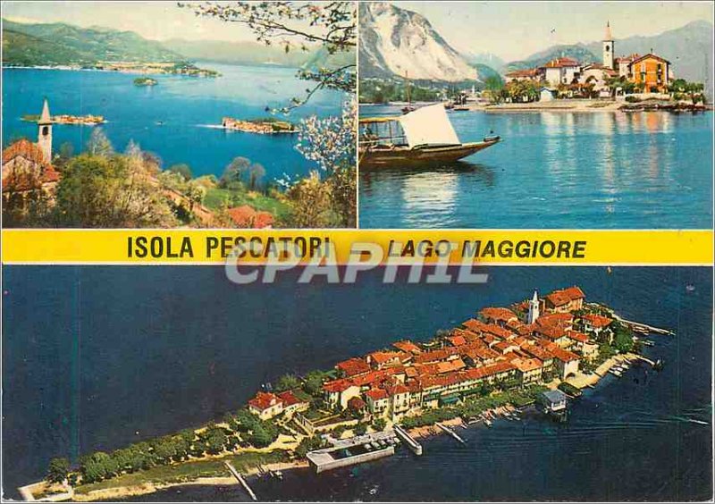 Modern Postcard Isola Pescatori (Lago Maggoire)